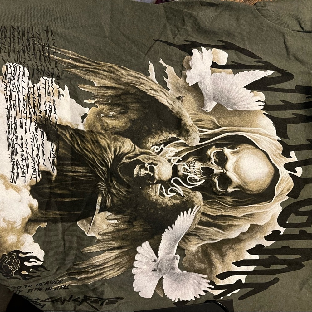 Civil regime moss Green Tee